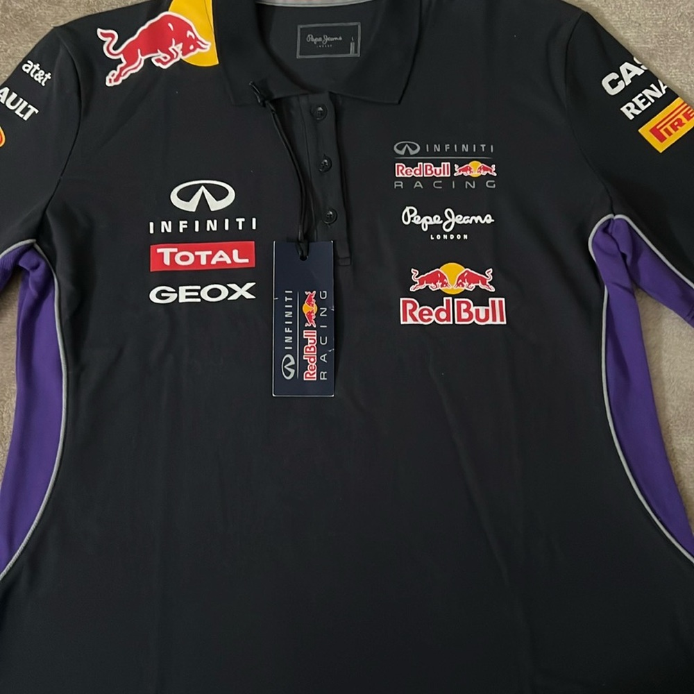 Infiniti Red Bull Racing Polo - Black and Purple